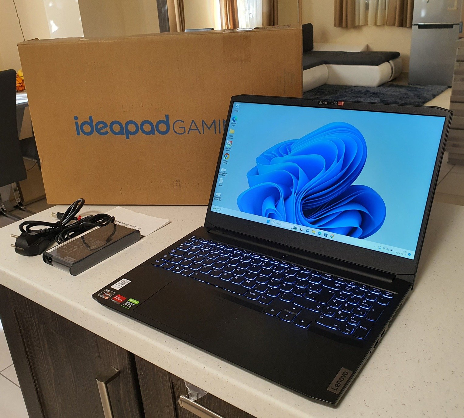 Lenovo Ideapad Gaming 3/Intel i5-11320H/16GB/512SSD/RTX 3050 TI 4GB/Gari